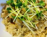 たきこみごはん●かいわれのトッピング作り方1写真