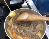 調理実習　一番だしで美味しい肉じゃが作り方8写真