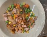 レンジクリーミー味噌キムチオムライス弁当作り方2写真