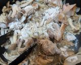 【ワンパン】 鶏とキノコのクリーム煮作り方5写真