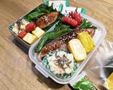 高2男子弁当！ブリ照り・鮭ポテサラ♪45作り方1写真