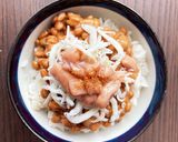 塩辛納豆ご飯作り方4写真