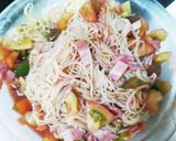 ベーコン☆トマトそうめん作り方8写真