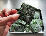 モロヘイヤ✧ポキポキ折れて簡単に冷凍保存作り方5写真