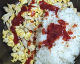 簡単!卵入りケチャップライス作り方5写真