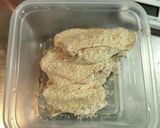 チキンスティックのカレー粉焼き作り方5写真