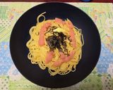 誰でも簡単！塩昆布バターたらこパスタ作り方4写真