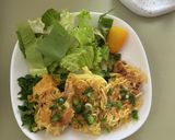 超簡単3分◎ソフト麺でカリっとチヂミ風作り方5写真