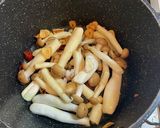 スタミナガーリックキノコ冷麺～サラダ仕立作り方2写真