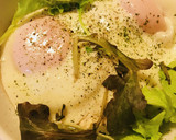 毎日のしろごはん●シンプル半熟目玉焼き丼作り方2写真