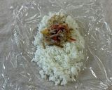 きんぴらごぼうのおにぎり作り方2写真