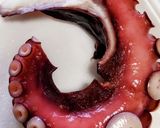 タコ刺しを大葉とオリーブオイルでさっぱり作り方1写真