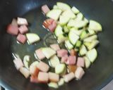 夏野菜たっぷりのベーコンと塩昆布のパスタ作り方4写真