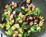 夏野菜たっぷりのベーコンと塩昆布のパスタ作り方8写真