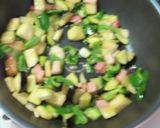 夏野菜たっぷりのベーコンと塩昆布のパスタ作り方6写真