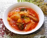 ゴロゴロ野菜のおかずトマトスープ作り方4写真