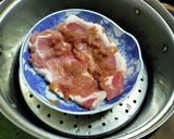さっぱりした味、蒸し豚梅干しのせ♪作り方3写真