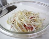 豚肉ともやしのピリ辛レンジ蒸し作り方3写真