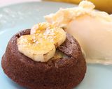 冷やしてもおいしい　チョコバナナケーキ作り方13写真