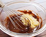 冷やしてもおいしい　チョコバナナケーキ作り方7写真