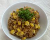 とうもろこしごはんバター醤油味作り方4写真