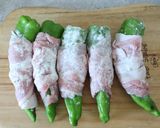 甘長とうがらしの肉巻き照り焼き作り方3写真