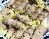 火を使わず簡単！材料少！豚肉キャベツ巻き作り方10写真