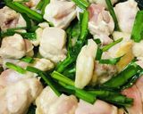 鶏ニラ●鶏肉＆ニラのしょうがーリック炒め作り方2写真