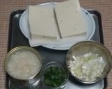 豆腐とホタテ水煮缶のスープ煮作り方1写真