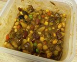 タッパーで完結!夏野菜カレー作り方4写真