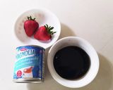 イチゴとコーヒーゼリーのフルーツコーヒー作り方1写真