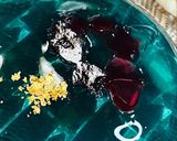 和菓子 錦玉 菓銘『金魚鉢』作り方8写真