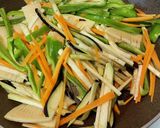 【簡単夕食】蟹無し野菜だけの芙蓉蟹風作り方3写真