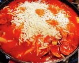 ピリ旨♡チキンと夏野菜のトマト煮込み作り方7写真