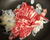 【火の国ぽん酢】牛薄切り肉のポン酢炒め作り方2写真