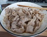 不器用冷豚しゃぶ(醤油ごまだれ)作り方2写真
