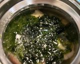 鶏胸肉ブロッコリピーマン椎茸の中華スープ作り方7写真