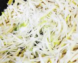 筍（真竹）の葱たっぷりメンマ風炒め作り方4写真