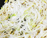 筍（真竹）の葱たっぷりメンマ風炒め作り方4写真