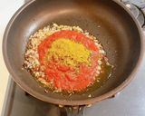 鯖缶とオクラのスパイスカレー作り方4写真