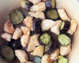 塩麹ささみと茄子のめんつゆ炒め作り方7写真