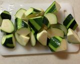 甘〜い！ズッキーニの甘味噌炒め作り方2写真