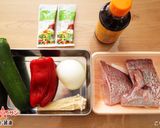 【火の国ぽん酢】白身魚と野菜マリネ作り方1写真