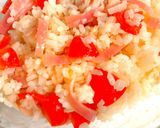 ズボラすぎトマトチーズリゾット風混ぜご飯作り方2写真
