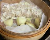 せいろで蒸す普通の焼売と包まない花焼売作り方3写真