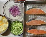 ＊鮭の南蛮焼き タルタルソース＊作り方1写真