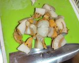 キノコたっぷり帆立のクリームパスタ作り方2写真
