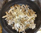 キノコたっぷり帆立のクリームパスタ作り方5写真