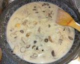 キノコたっぷり帆立のクリームパスタ作り方10写真