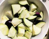 レンジ肉無コク旨茄子椎茸ゴーヤチャンプル作り方8写真